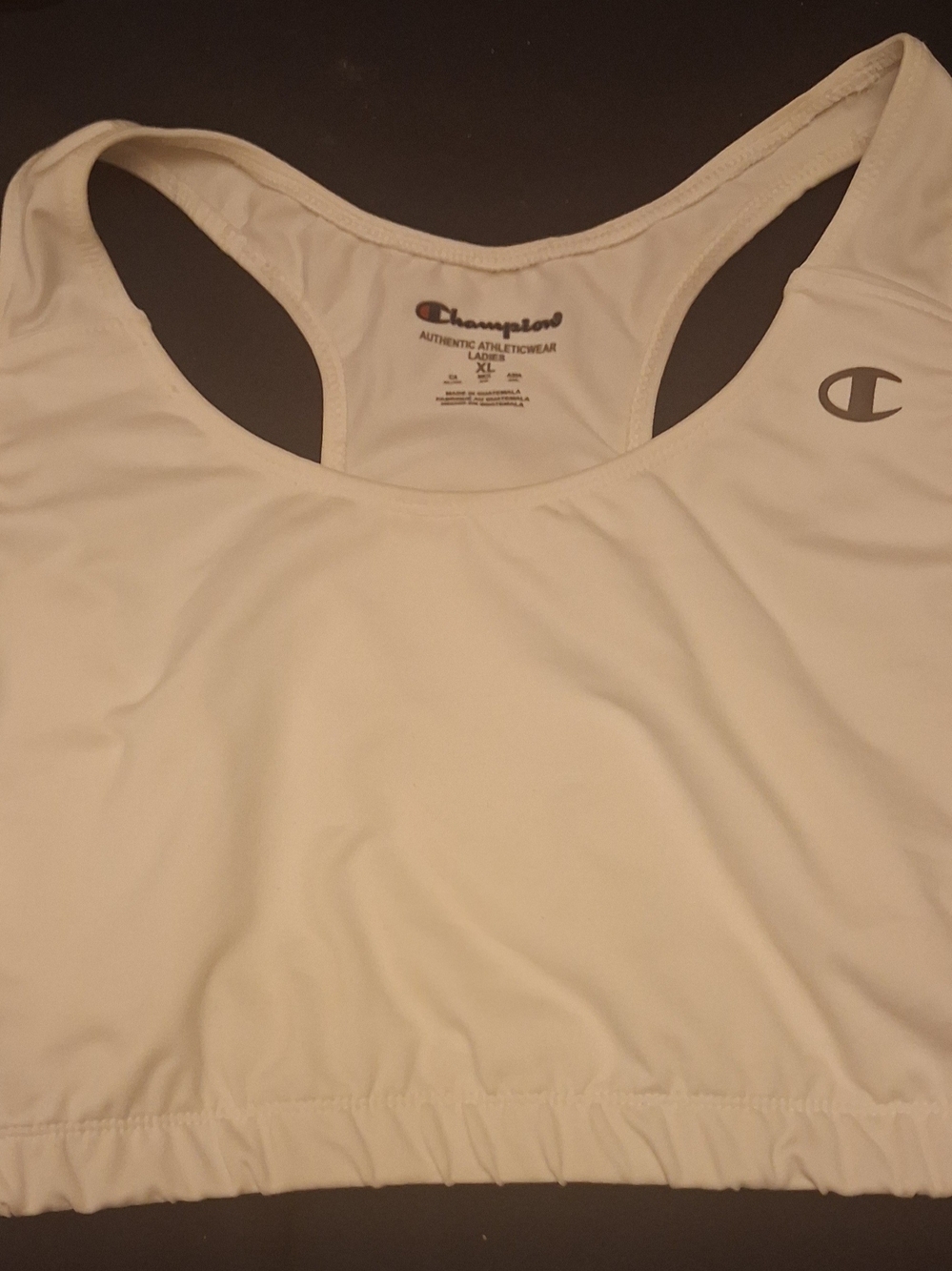 Champion Women’s White Racerback Sports Bra